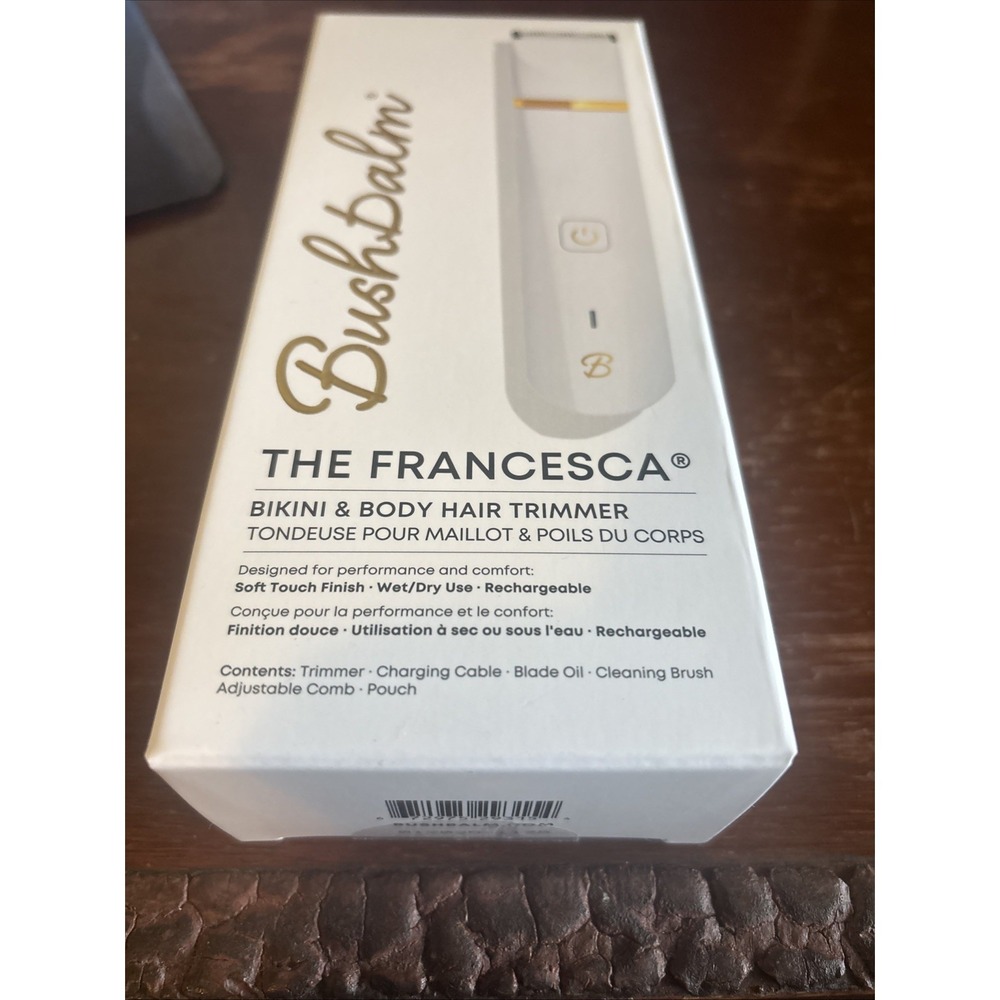 BushBalm The Francesca BRAND NEW - Bikini & Body Hair Trimmer New NIB Sealed - Picture 6 of 6